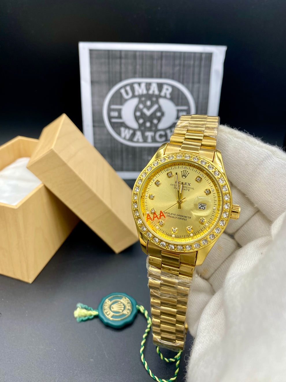 Premium Datejust-Style Stainless Steel Watch – Waterproof & Superior Quality
