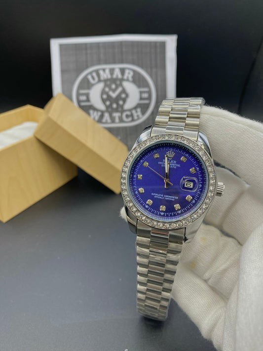 Elegant Men’s Diamond Bezel Watch – A Signature Luxury by Umar Watch